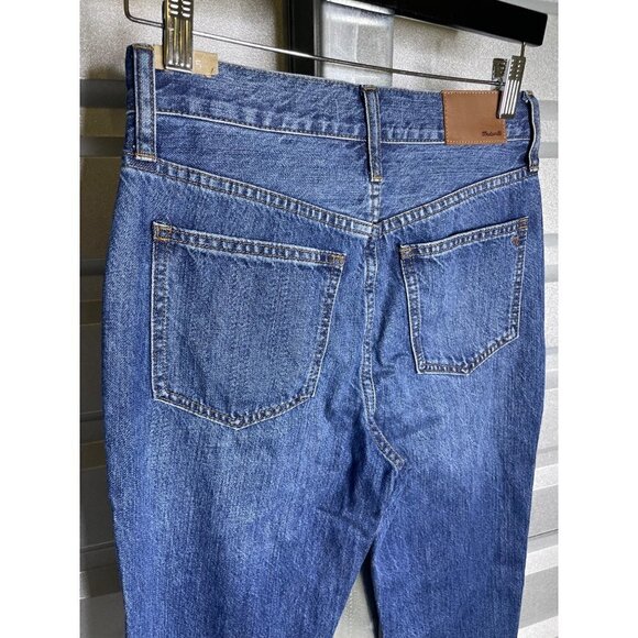 Madewell The Perfect Vintage Jean: Metallic Tuxedo Stripe Edition Blue Womens Si - Picture 8 of 12